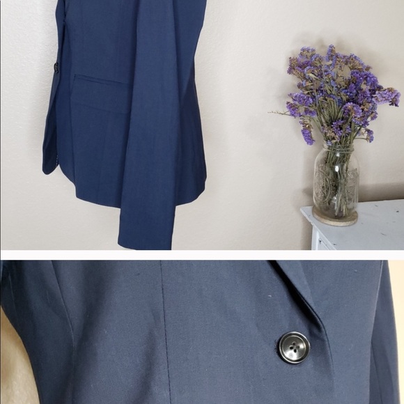 Banana Republic Long and Lean Fit Navy Blazer NWT - Picture 6 of 6